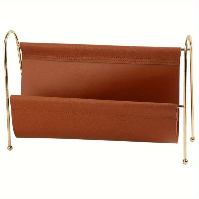 Nordic Gold Frame Magazine Rack